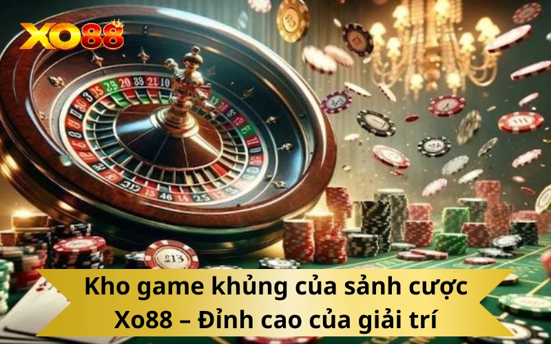 Kho game khủng của sảnh cược Xo88 – Đỉnh cao của giải trí
