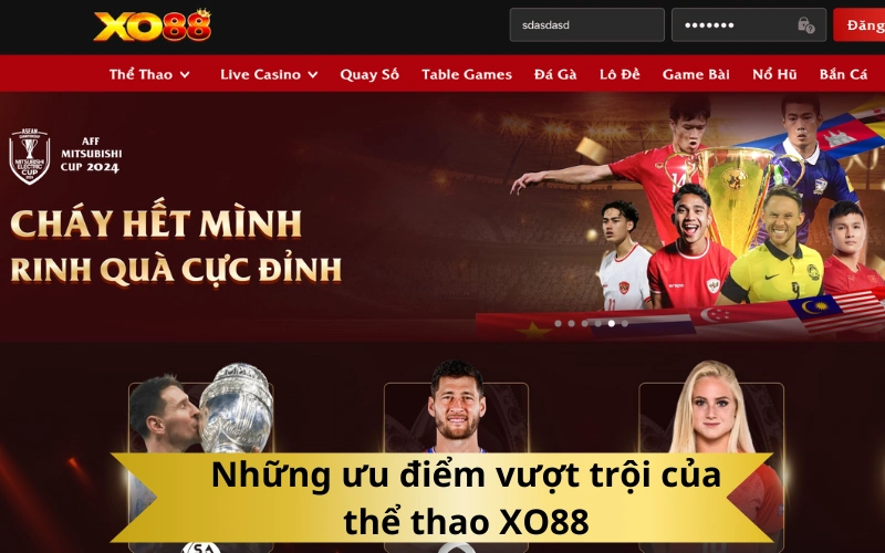 Những ưu điểm vượt trội của thể thao XO88