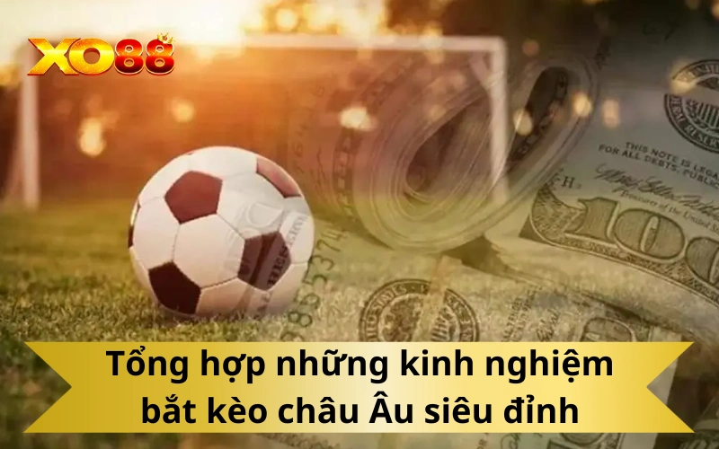 Tổng hợp những kinh nghiệm bắt kèo châu Âu siêu đỉnh